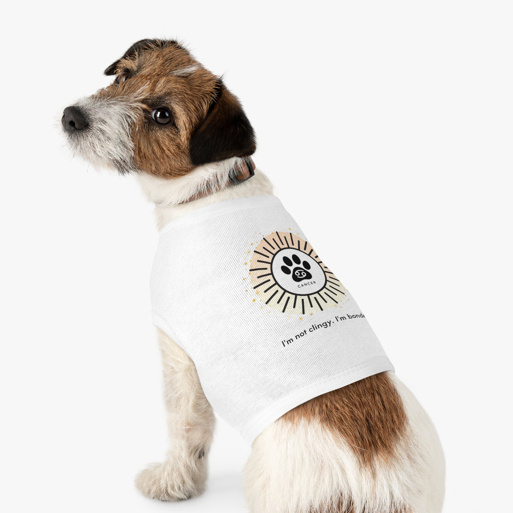 Cancer Print Zodiac Pet Tank Top | "I'm not clingy. I'm bonded."