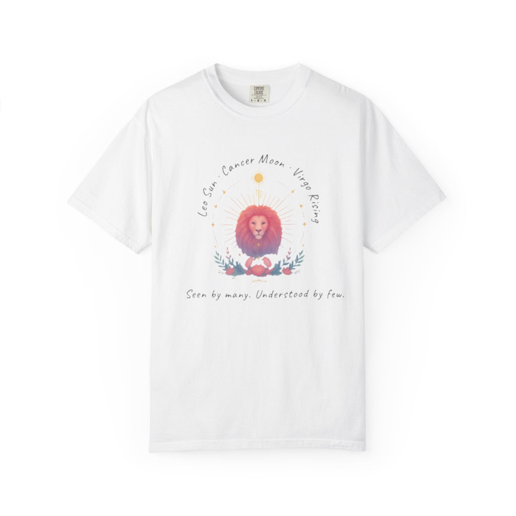 The Big Three Zodiac Tee – Leo Sun, Cancer Moon, Virgo Rising | Zodiac Pack