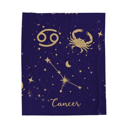 Celestial Velveteen Plush Blanket – 50x60" Zodiac Design | Zodiac Pack